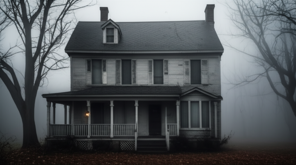 The infamous Conjuring House in Harrisville, Rhode Island